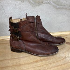 Frye 8.5 leather brown jodhpurs boots